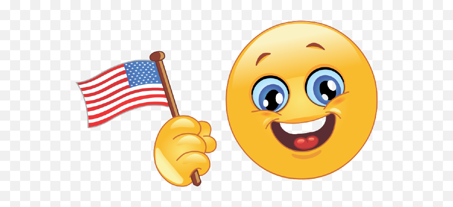 American Flag Emoji Emoji Art - Smiley 4th Of July,American Flag Emoji Png