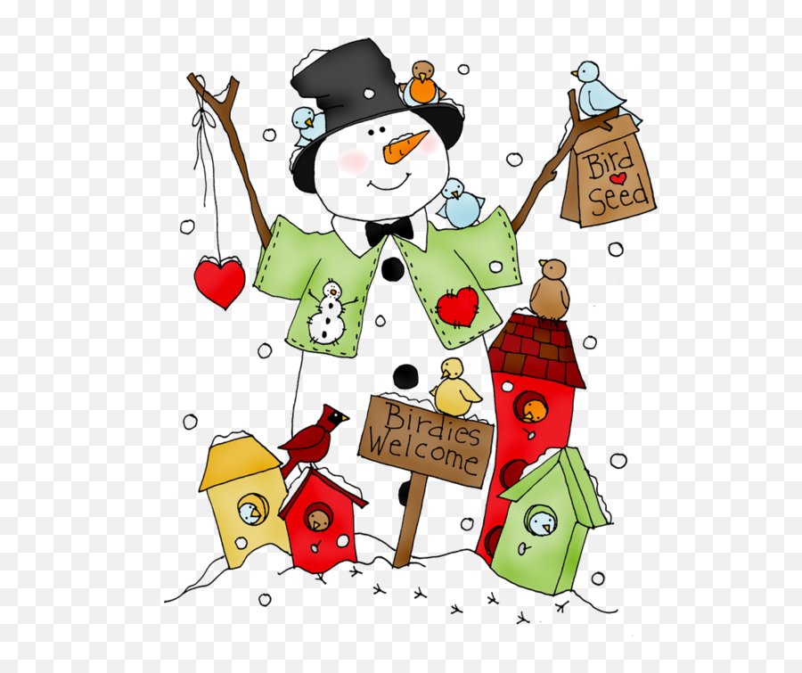 Bonhomme De Neigetubepng Digi Stamps Digi Stamps Free - Happy Emoji,Como Colocar Emoticon No Facebook