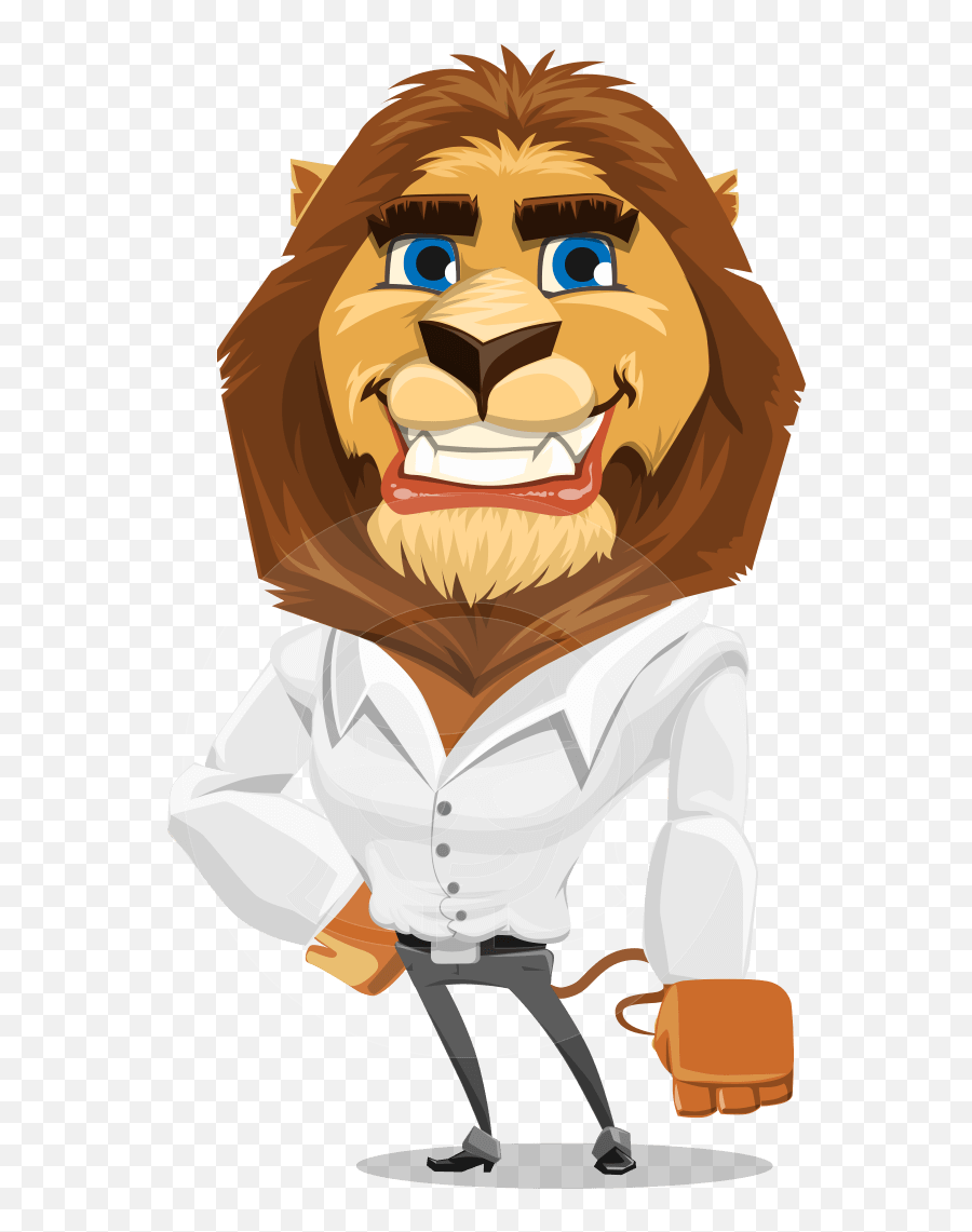 Lionello Character Animator Puppet Graphicmama - Lion Character Vector Emoji,Free Cartoon Animals Expressing Emotions