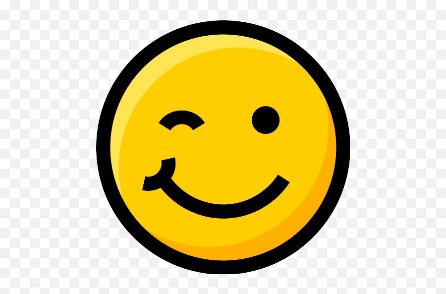 Winking Emoticon With Tongue Out Of Mouth And Square Face - Emoticon Emoji,Winking Emoticon