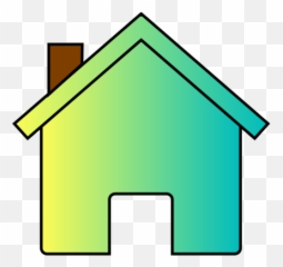 Yellowblue Fade House Png Svg Clip Art For Web - Download House Cliprts Emoji,House + Candy + House Emoji =