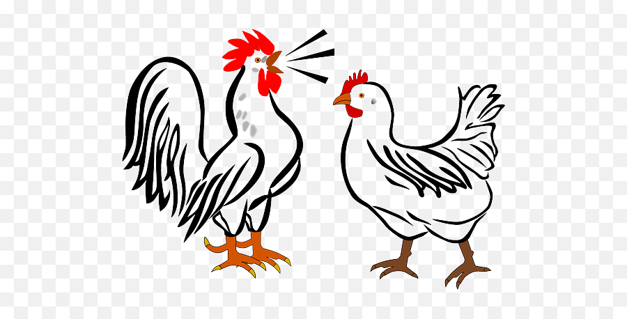 Chicken - Hen And Rooster Clipart Emoji,Emotion In Chickens