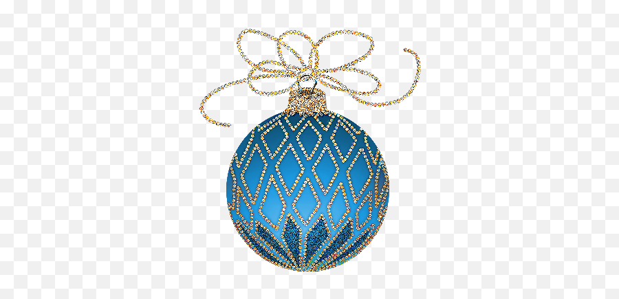 Christmas Ornament Ornament Clipart - Gold And Blue Christmas Png Emoji,Blue Christmas Balls Emojis