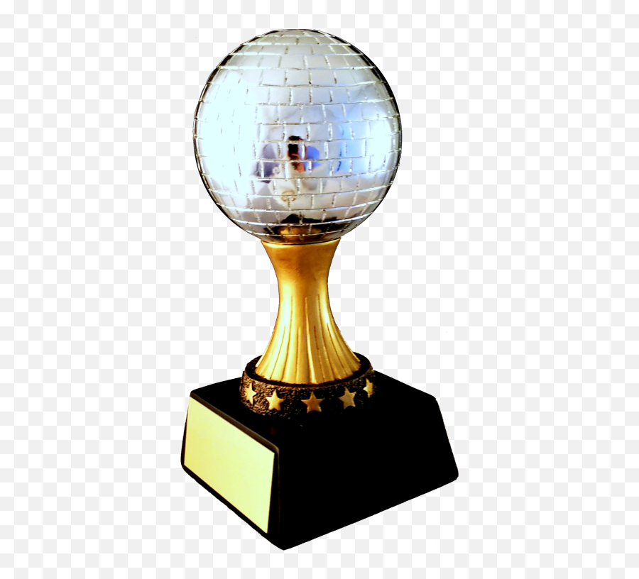 Mirror Ball Resin Trophy - Solid Emoji,Emoji Swimming Mirror