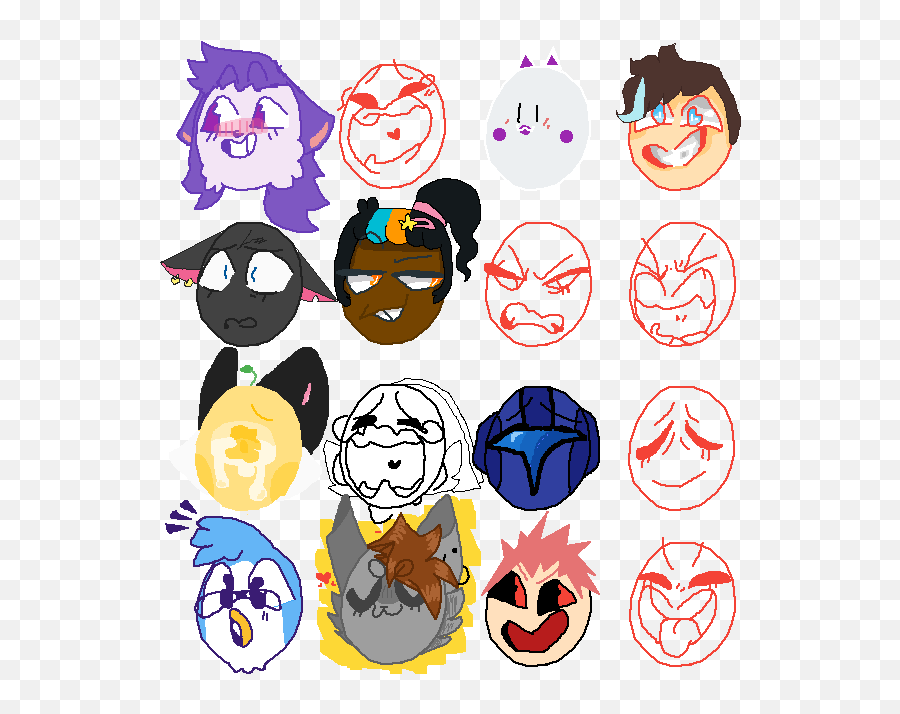 Brokendekus Gallery - Oc Emotion Chart Drawing Emoji,Uwu Emoticon Gif