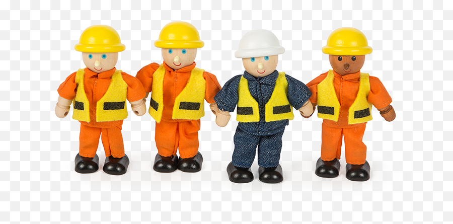 Small World Construction Set - Construction Figures Emoji,Construction Worker Scenes And Emotions