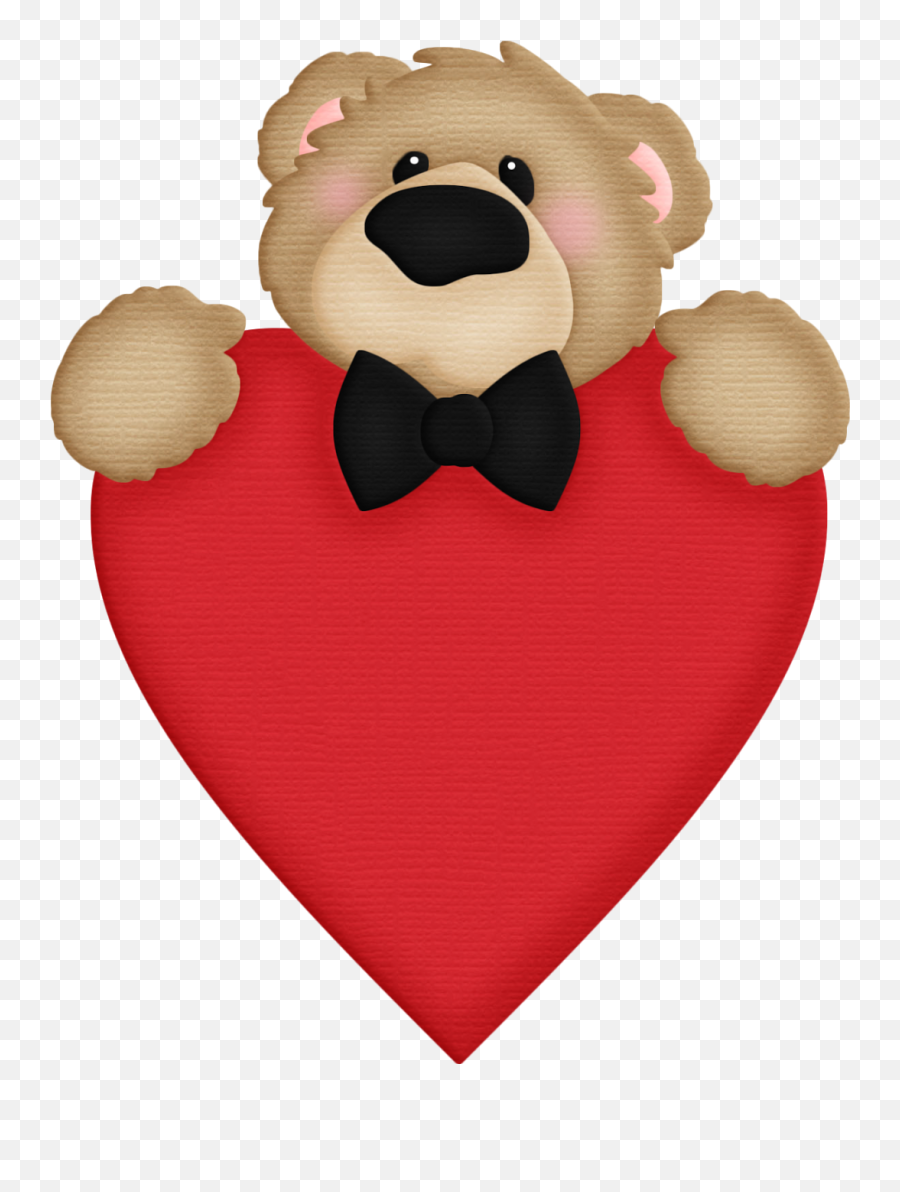 Lovely Bear Family Clip Art - Png Download Full Size Clipart Valintines Day Teady Bear Emoji,Chicago Bears Emoji