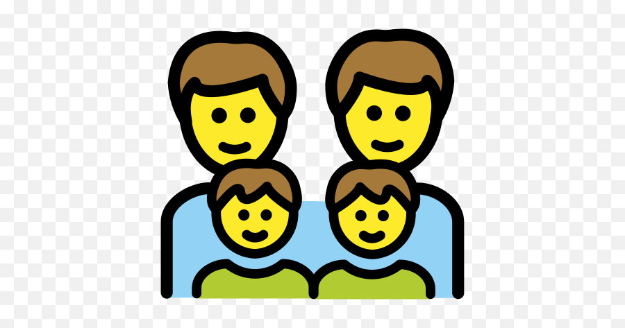 Emoji - Man Man Girl Boy Emoji,Father's Mask Emoticon