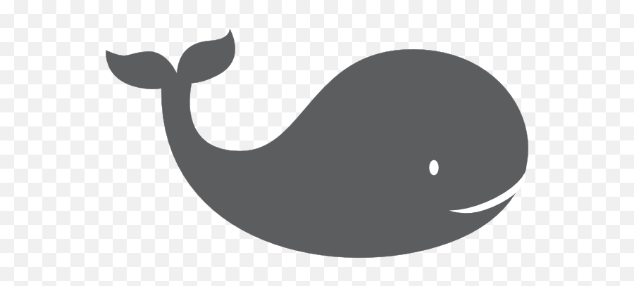 Cartoon Killer Whale Drawing Silhouette - Dark Blue Whale Clipart Emoji,Hairless Beaver Emoticon