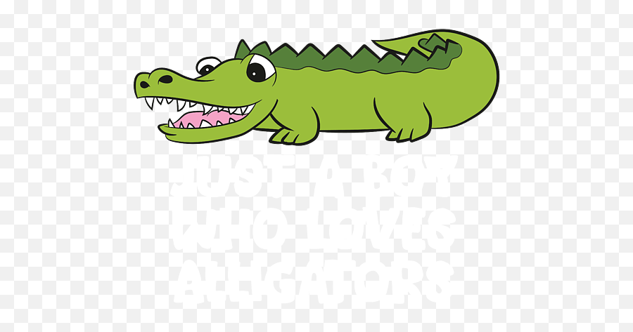 Just A Boy Who Loves Alligators - Animal Figure Emoji,Facebook Emoticons Alligator