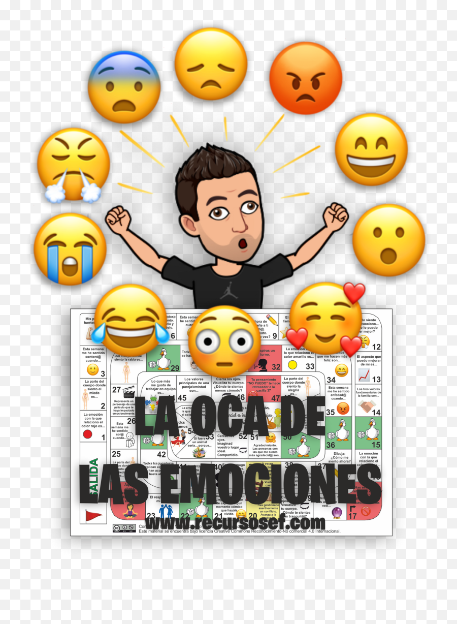 La Oca De Las Emociones By Recursos Ef On Genially - Happy Emoji,Las Emociones.se Convirtieron En Emojis