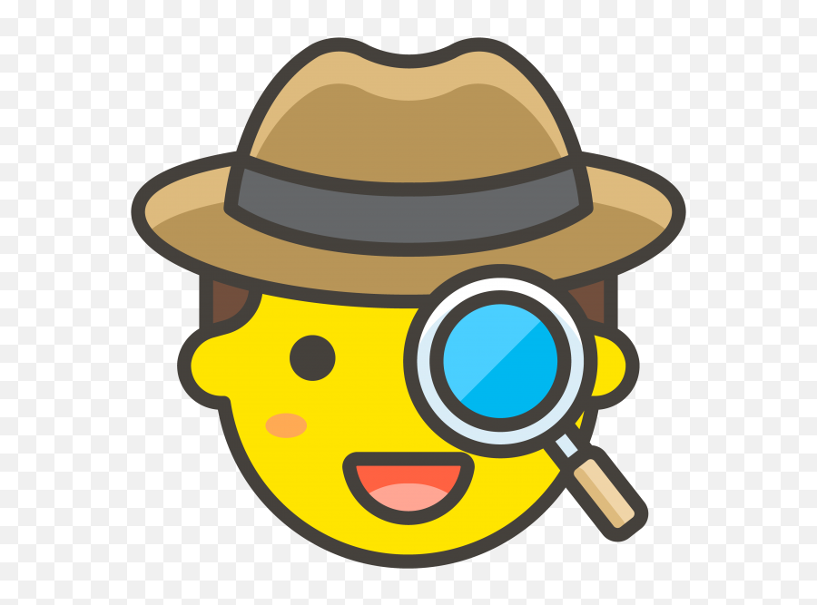 Detective Emoji - Transparent Detective Icon Png,Detective Emoji