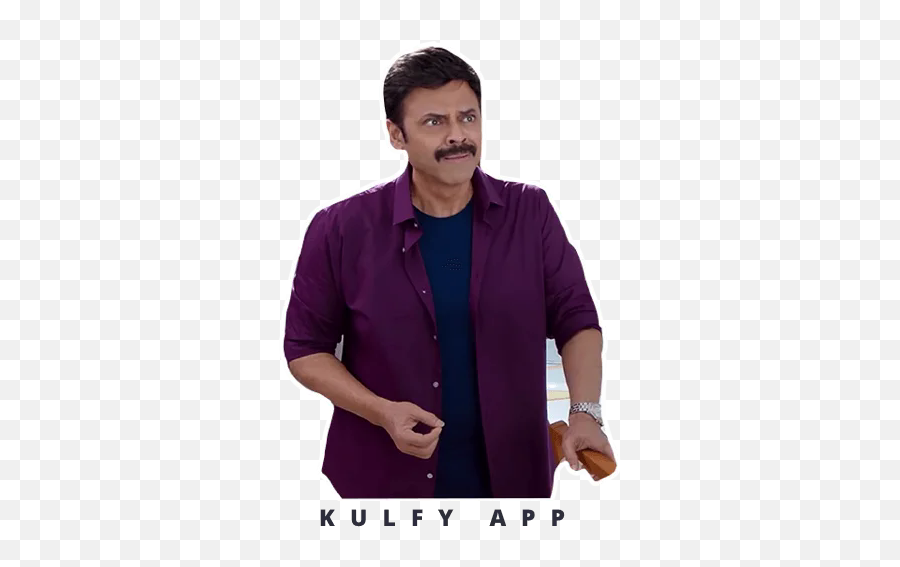 Confusion Sticker - Venkatesh Telugu Actor Kulfy For Men Emoji,Brahmanandam Emotions