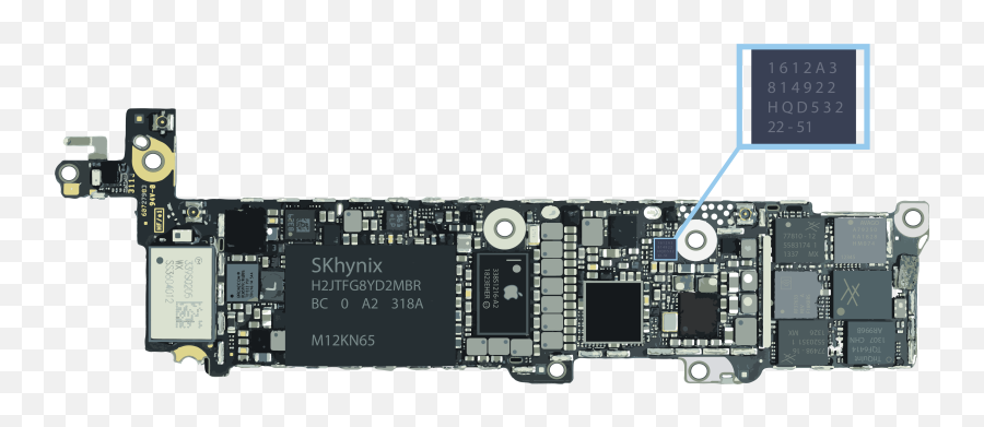 Download U2 Ic Chip From An Iphone - Iphone 5s Nand Ic Emoji,Programmable Emojis