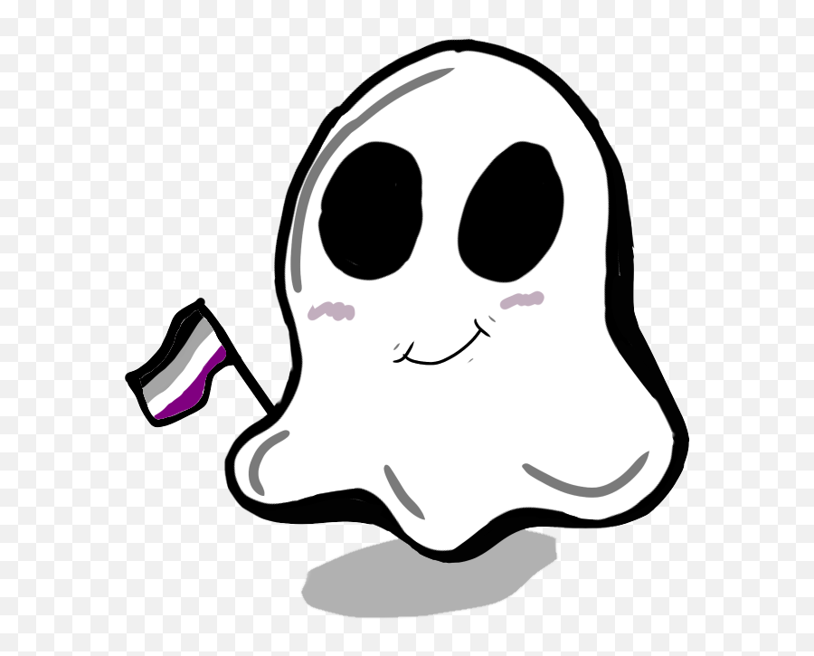 The Friendly Ghost Is No Longer Tired And He Says Gay - Dot Emoji,Ghost Emoji Costume