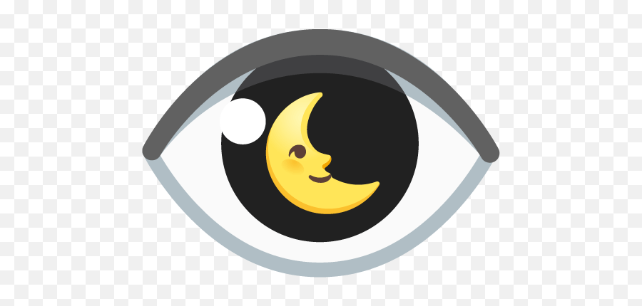 Twitter Emoji,Moon Crescent Emoticon