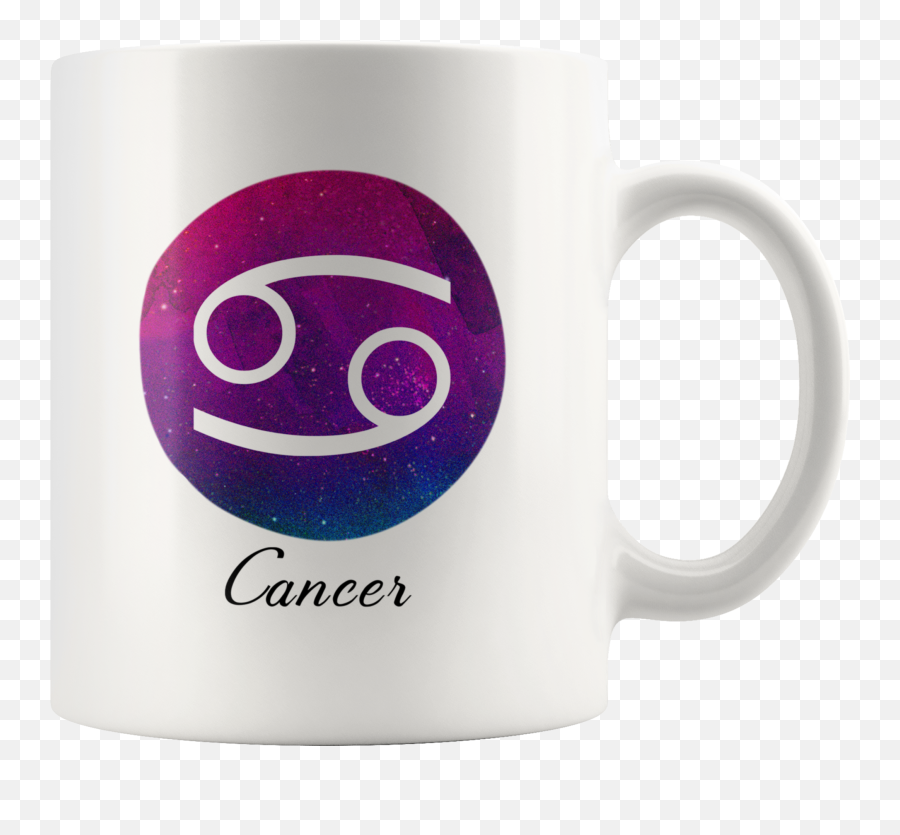 Cancer Symbol Zodiac Astrology Horoscope Coffee Mug - Cancer Magic Mug Emoji,Coffee Cup Emoticon