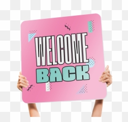 Welcome Back Fun Handheld Church - Hard Emoji,Welcome Home Emoji