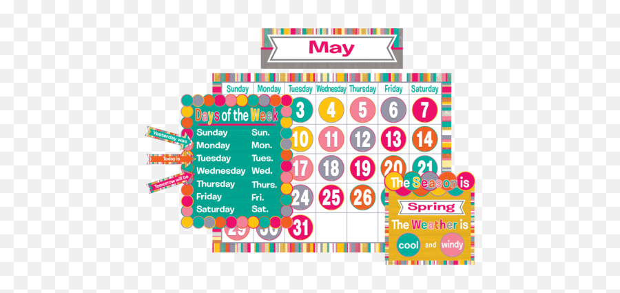 Calendars U2013 Page 3 U2013 Knowledgebound - Classroom Decor Transparent Png Emoji,Emoji Bulletin Boards