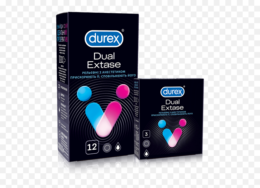Durex Dual Extase 12 5052197053432 - Dot Emoji,Durex Emojis