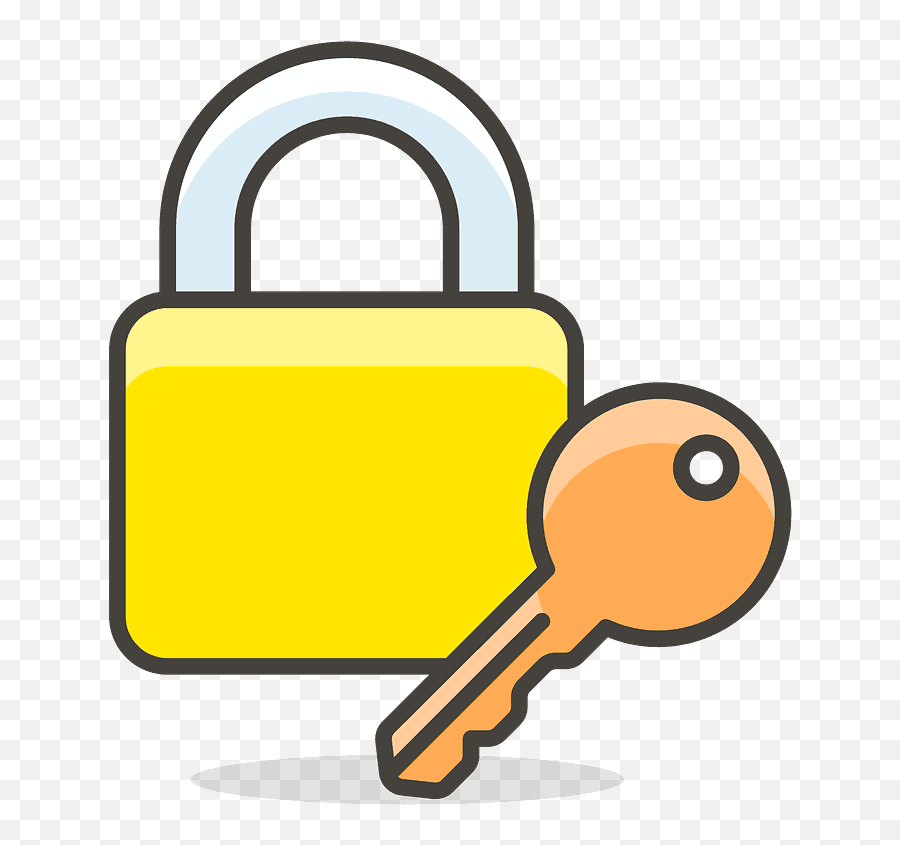 Lock Emoji Icon Of Colored Outline - Lock Emoji,Lock Emoji