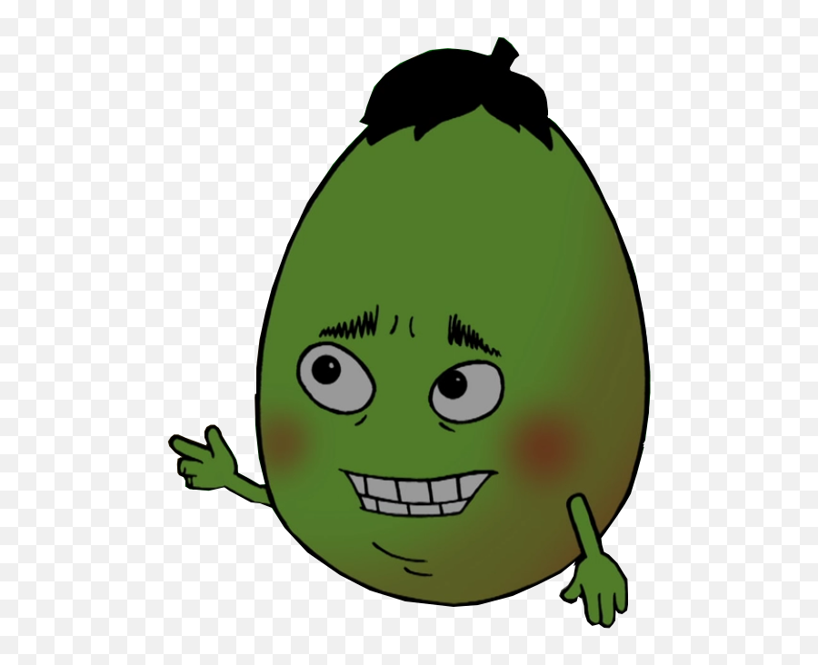 Mortimer Mango - Aqua Teen Hunger Force Fruit Emoji,Mango Emoticon