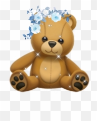 Discover Trending Teddy Stickers Picsart - Teddy Bear Emoji Png,Teddy Bear Emoticon Text