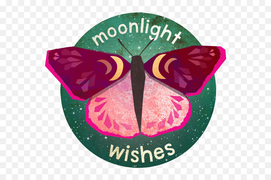 Midnight Moth Bedtime Stickers - Girly Emoji,Moth Emoji