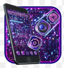 Purple Glitter Theme U2013 Appar På Google Play - Mobile Phone Case Emoji,Emoji Icons Phone Case