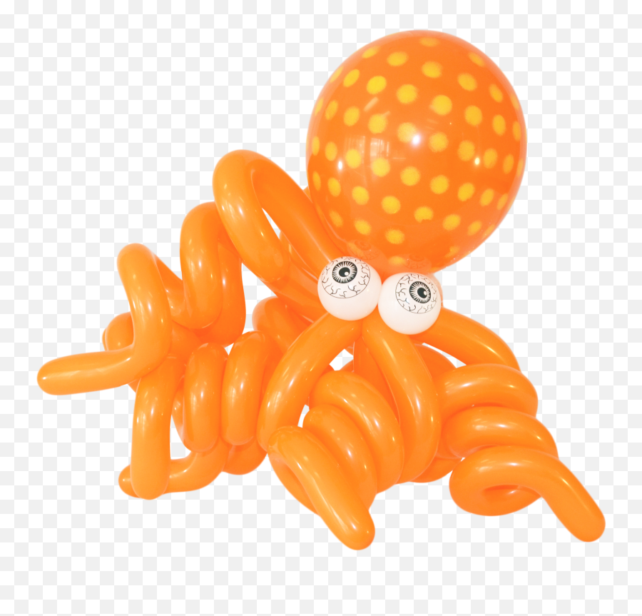 Octopus Balloon Animal - Baloon Animal Transparent Background Emoji,Octopus Emoji