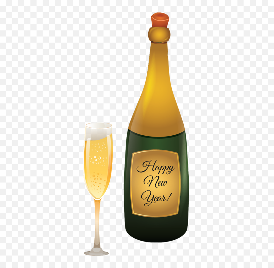Wine Bottle - Bonne Année Tubes Png Emoji,Happy New Year Emoji 2016