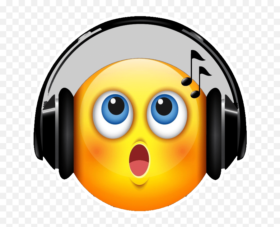 Headphones Emoji Pop Studios Props - Singing Emoji Transparent,Emoji Photo Props