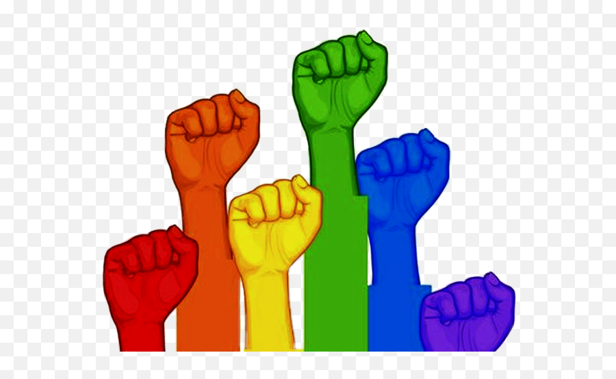 Scoutlined Outlined Pridemonth Pride - Lgbt Helping Hand Emoji,Fist Emoji Pride