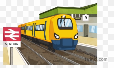 Train Station Illustration - Imagenes De Train Station Emoji,Train Train Train Train Emoji