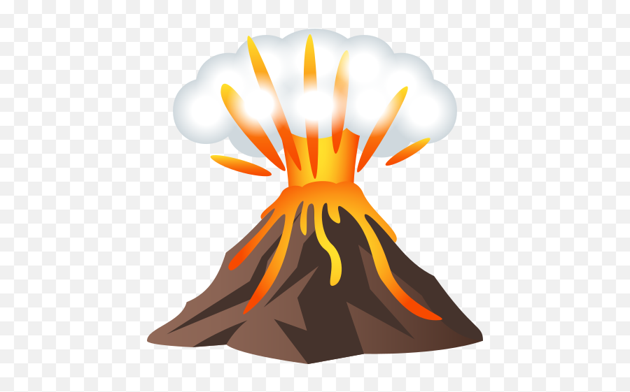 Emoji Volcano To Copy Paste - Volcano Gif Transparent,Tornado Emoji