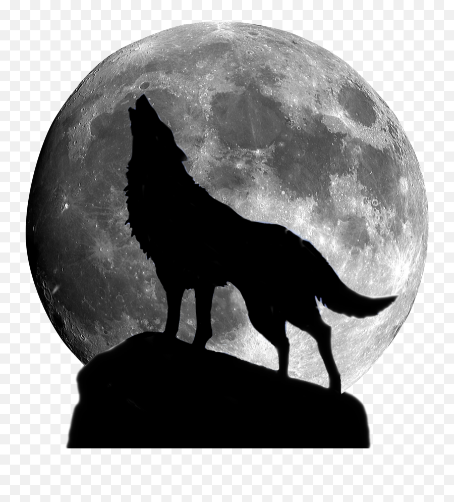 Wolf Moon Sticker - Moon High Quality Png Emoji,Wolf Moon Emoji