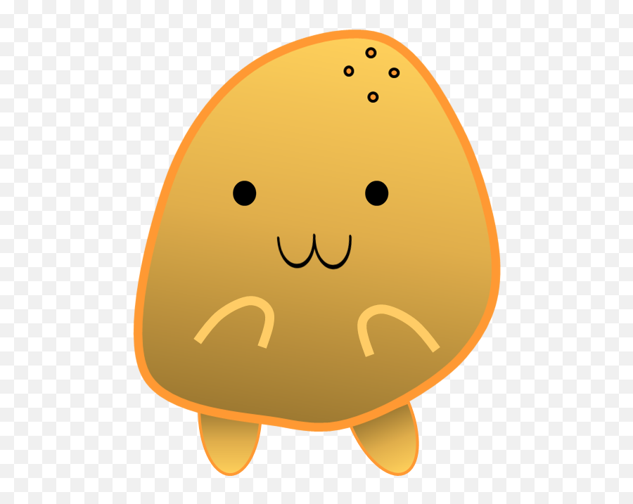 Potato - Potato Object Show Emoji,Cookie Eat Emoticon