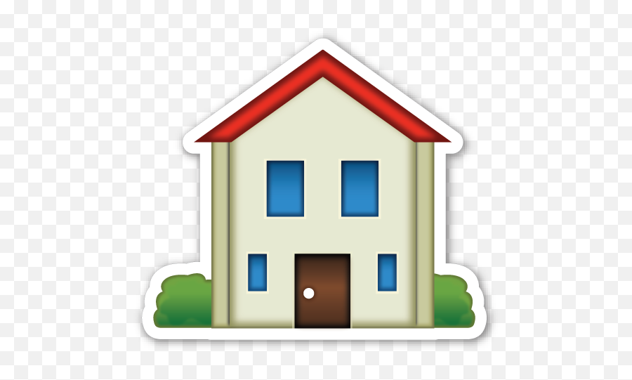 House Building - Whatsapp Emoji Haus,Building Emoji