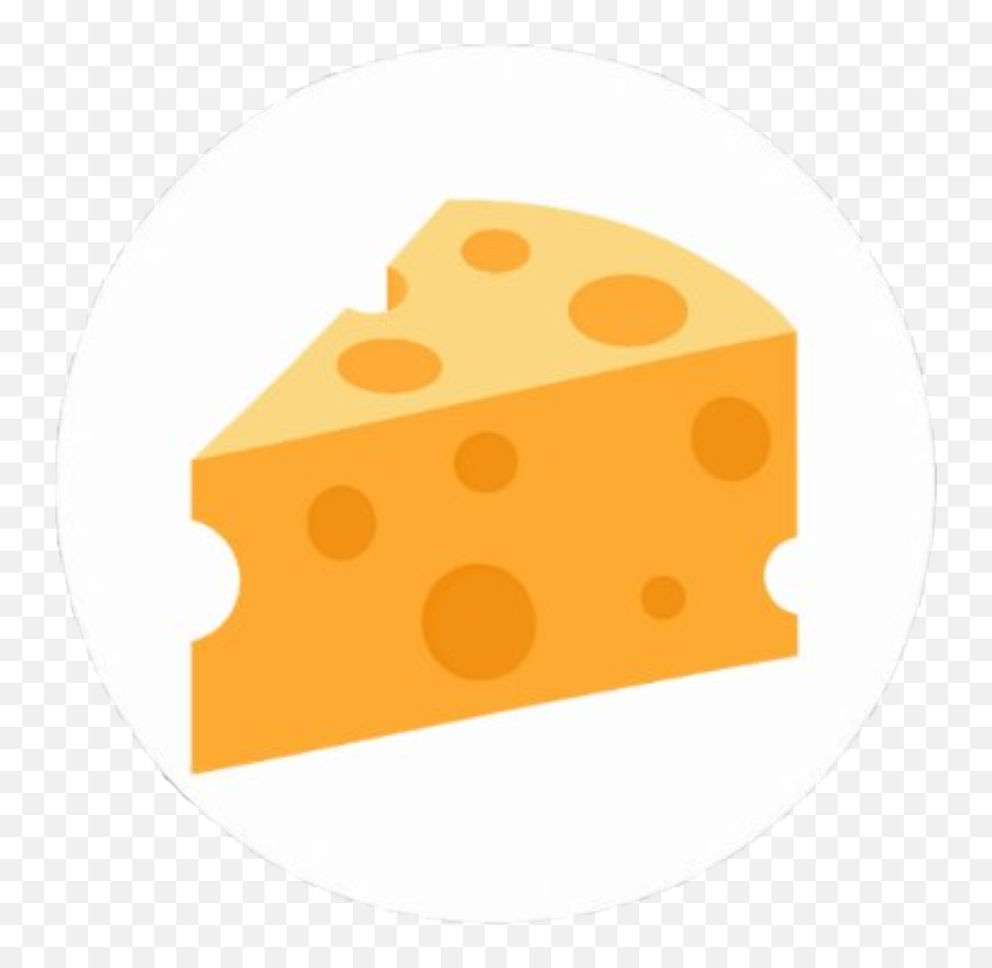Cheese Sticker - Dot Emoji,Cheese Emoji Png