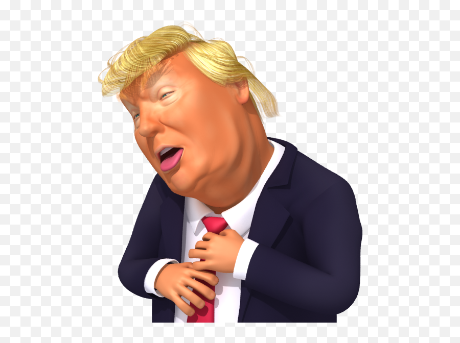 Trump 3d Caricature Emoji - Don T Care Emoji Png,Tongue Out Emoji