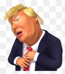 Trump 3d Caricature Emoji - Don T Care Emoji Png,Tongue Out Emoji