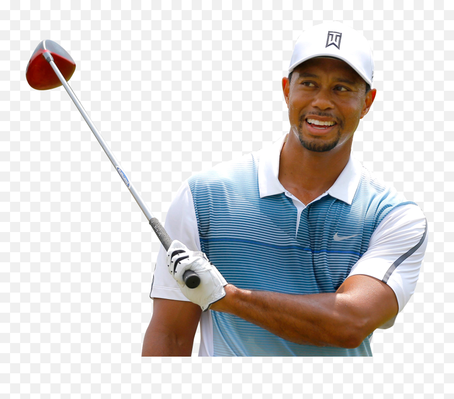 Golfer Tiger Woods Transparent Background Png Png Arts - Tiger Woods Golf Png Emoji,Golf Player Emoji