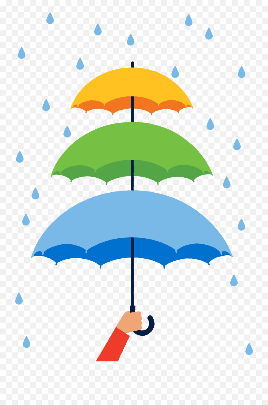 Illustrations - Vertical Emoji,Microphone Box Umbrella Emoji