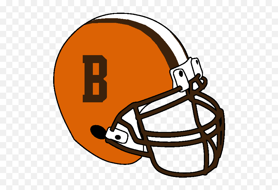 Cleveland Browns Nfl American Football Helmets Cleveland - Cleveland Brown Football Png Emoji,Are There Nfl Emojis?