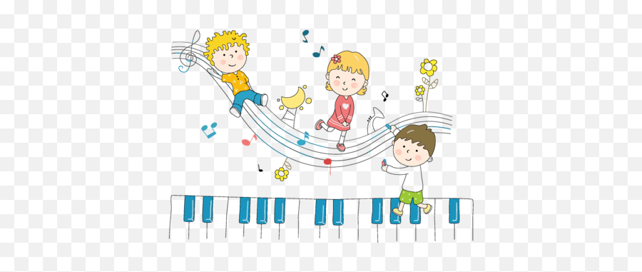 International Childrenu0027s Day Text Cartoon Line For - Piano Emoji,Purim Emoticon