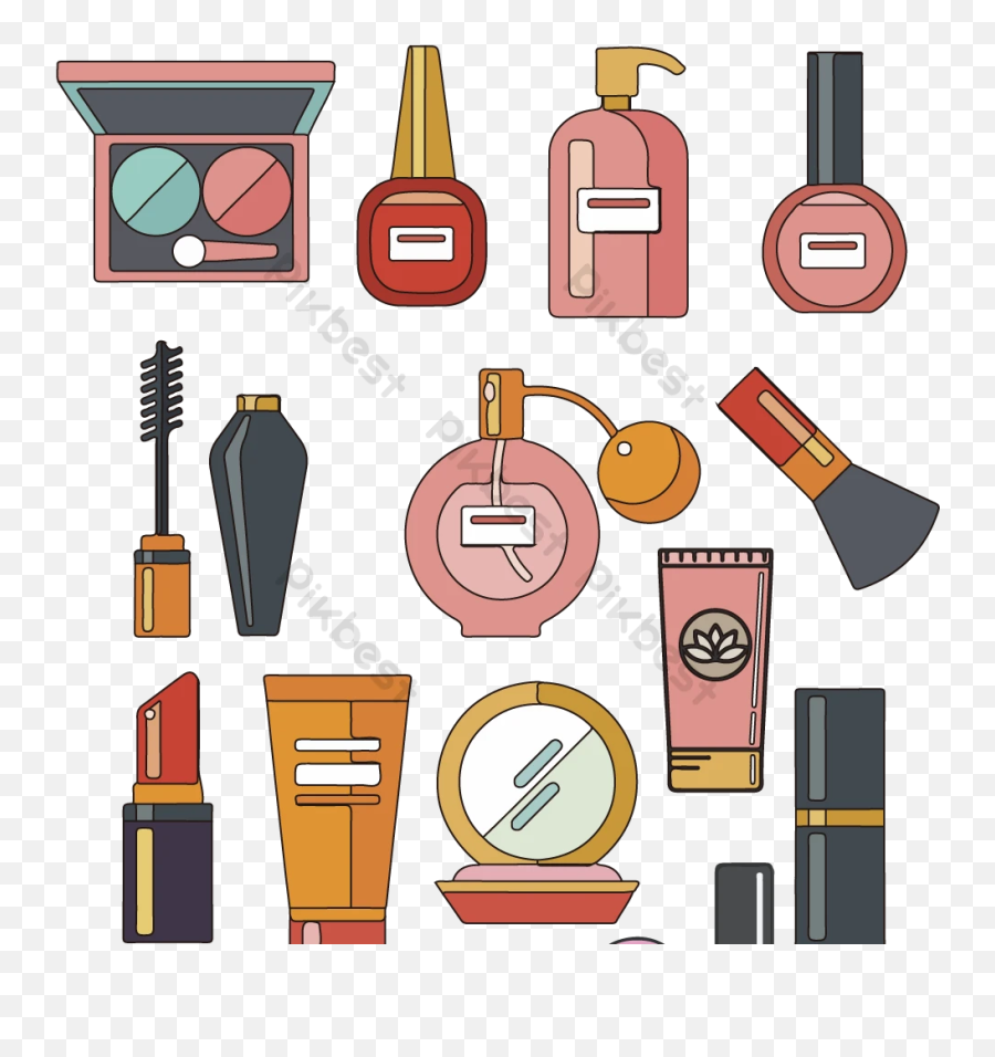 Cosmetics Props Cdr Png Images Ai Free Download - Pikbest Emoji,April Fools China Emoticon
