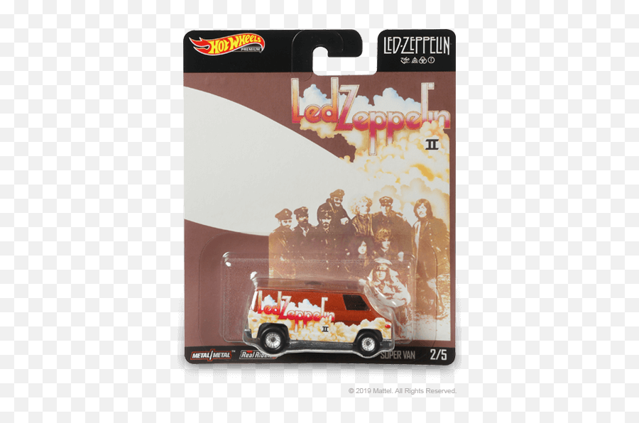 Hot Wheels 2020 Pop Culture Mix 1 Led Zeppelin - Public Emoji,Rock Band Text Emoji