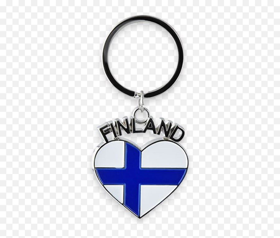 Finland Heart Keychain Emoji,Heart With Red Cross Emoticon Facebook