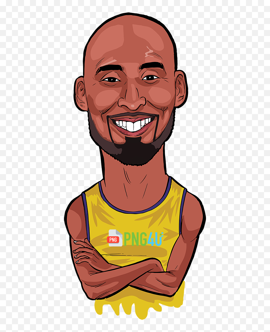 Kobe Bryant Png Cartoon - Happy Emoji,Kobe Emoji