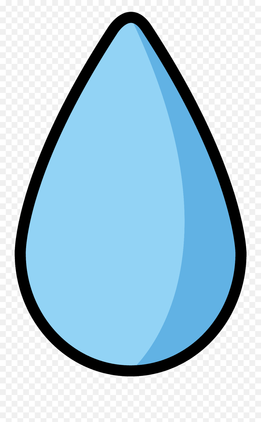 Droplet Emoji Clipart - Goccia Emoji,Drop Emoji